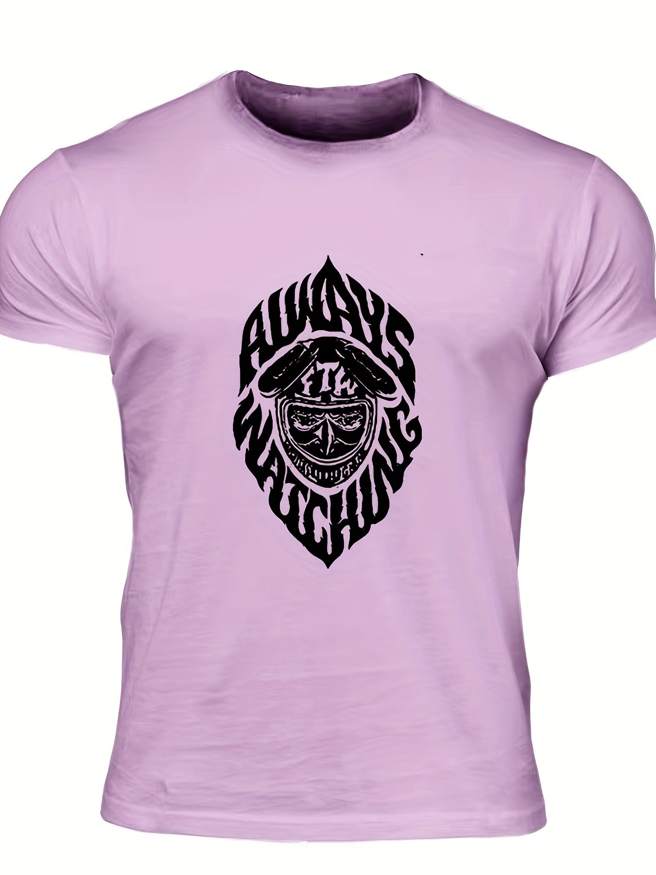Men's Always Watching Print T shirt Casual Tee