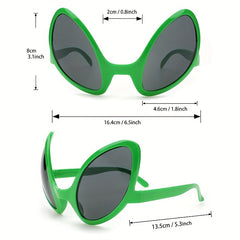 Alien Sunglasses Funny Hiphop Props UV400