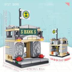 Stackable Building Blocks Toy Set for Kids, City Street View