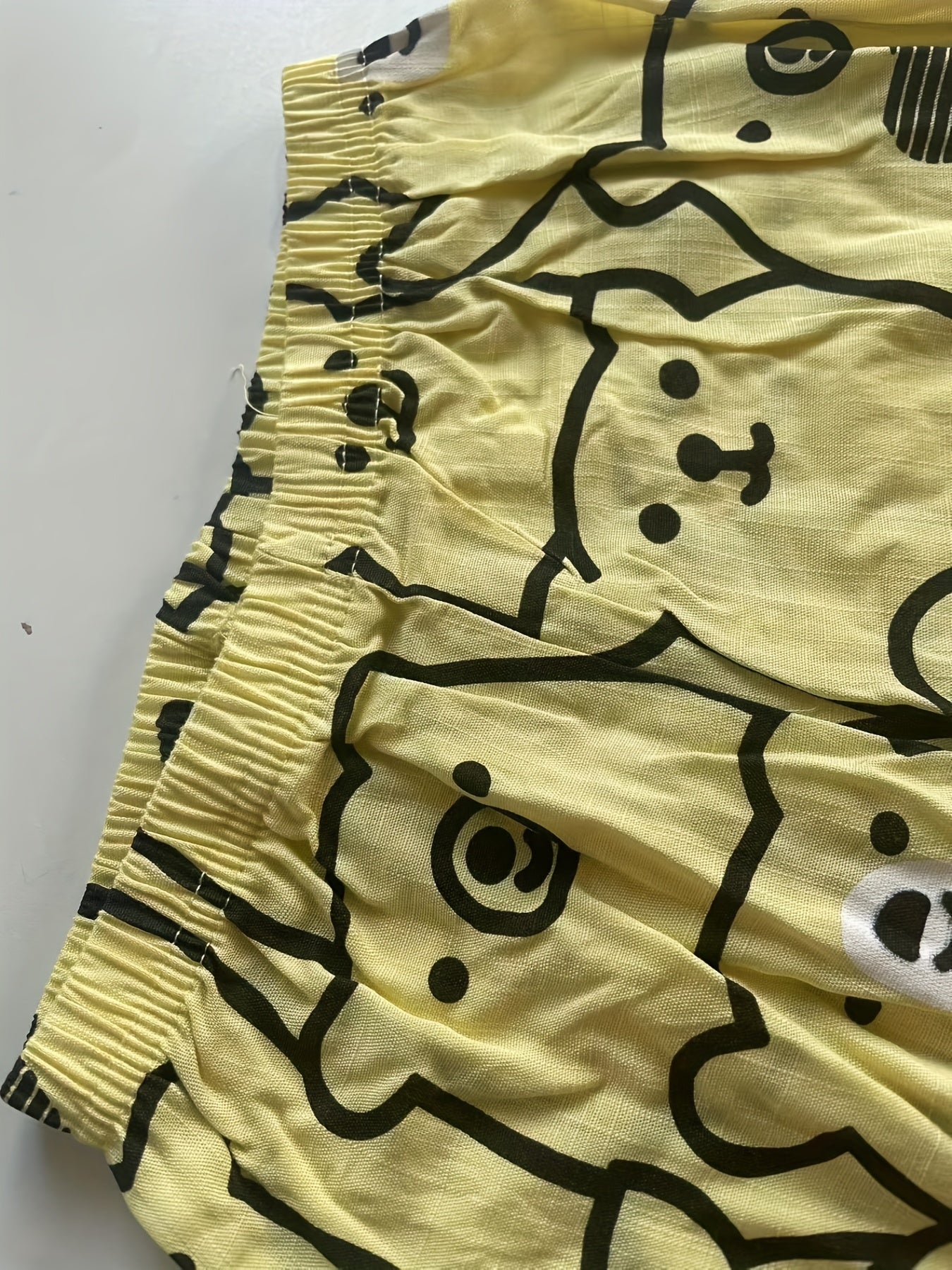 Kids Mosquito-Proof Cartoon Print Pants for Spring, Summer & Autumn
