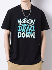 Men's Slim Fit Print Top Short Sleeve T-shirt