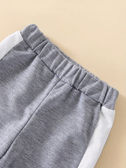 Girls Bow Sweatshirt & Crop Top Pants Set