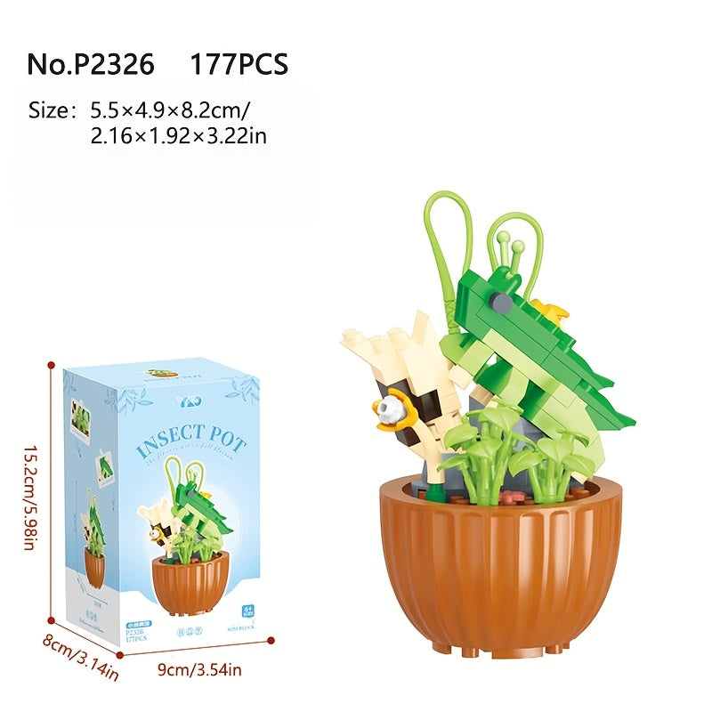Educational DIY Insect Building Blocks Ornaments