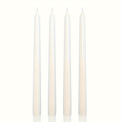 4pcs Smokeless Tapered Home Candles, 8-Hour Burn, for Home Decoration