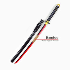 Bamboo Sword Samurai Katana Halloween Cosplay Prop