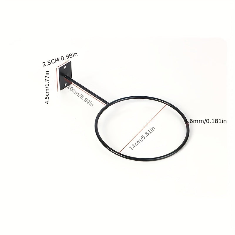 1pc Wall Mounted Ball Storage Rack for Sports Gear Organization