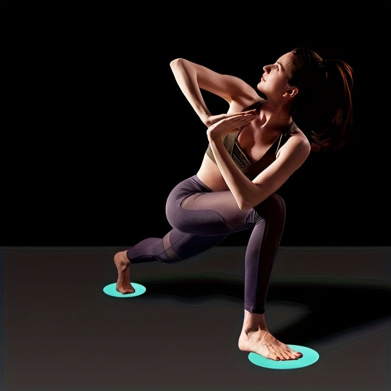 Yoga Sliding Discs Pilates Fitness Foot Pads for Core Training