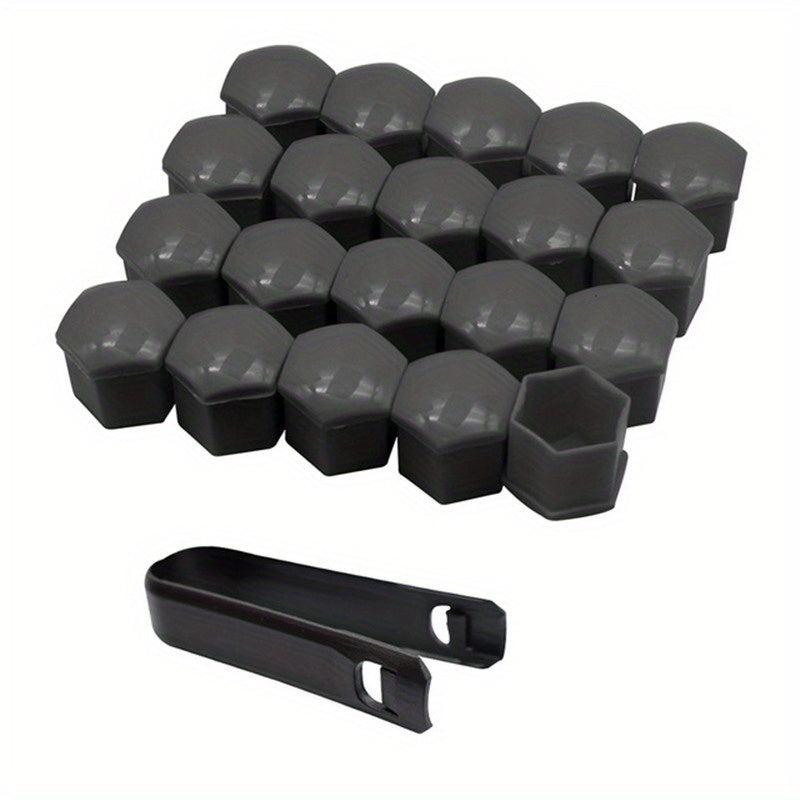 20pcs Wheel Nut Rim Cover 17mm Car Wheel Hub Screw Protection Cap Anti Theft