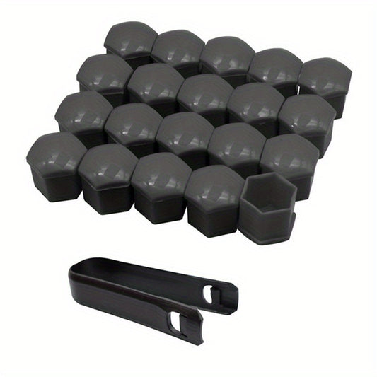 20pcs Wheel Nut Rim Cover 17mm Car Wheel Hub Screw Protection Cap Anti Theft