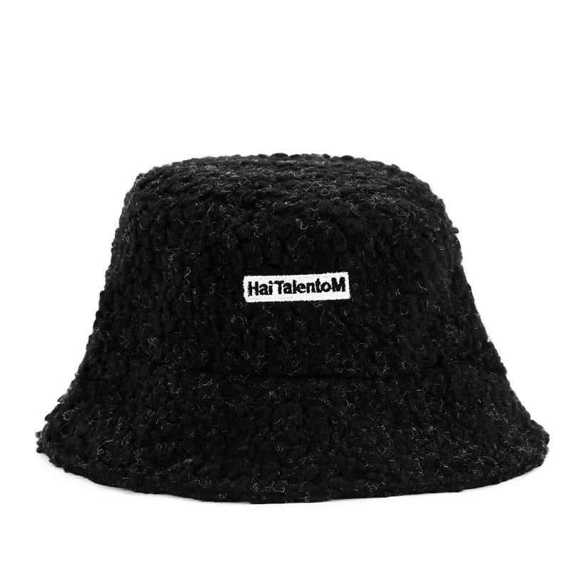 Plush Bucket Hat for Outdoor Casual Wear