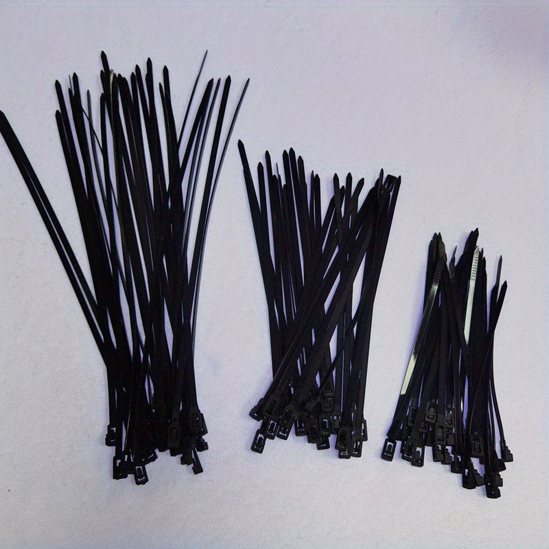 Adjustable Nylon Ties in Various Colors - Pack of 30, 60, or 90
