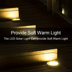 8 Pack Solar LED Ground Spot Lights Waterproof Outdoor Landscape