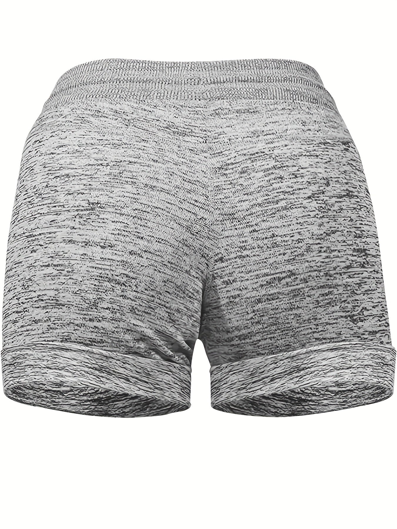 Sun Salt Sand Print Drawstring Shorts for Women