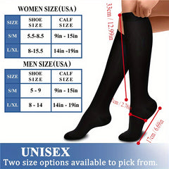 3 Pairs Compression Socks Circulation 15 20 MmHg Support Athletic Running