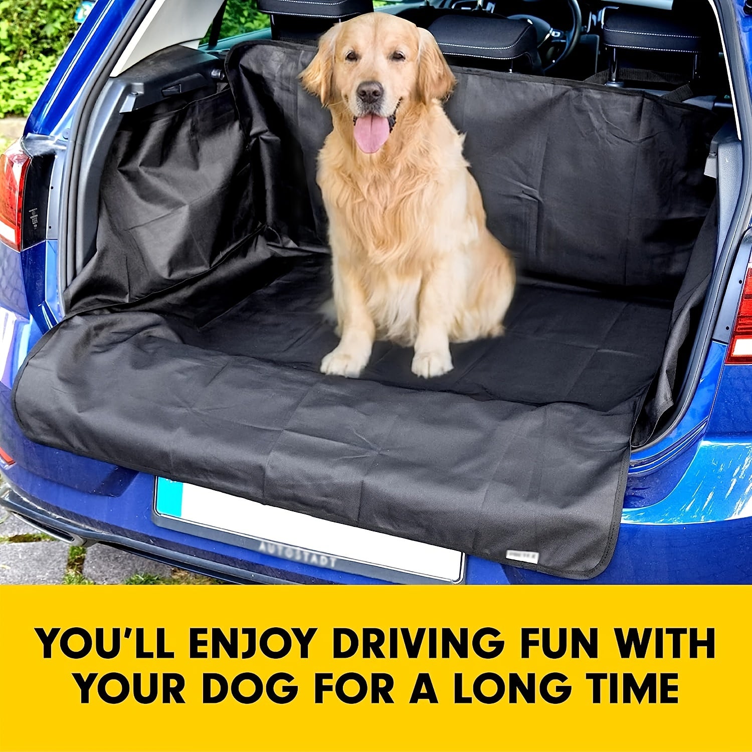 Water Resistant SUV Cargo Liner for Dogs Easy to Clean Trunk Cover