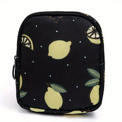 Cartoon Pattern Storage Bag Sanitary Napkin Zipper Pouch