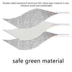 Waterproof Ground Mat Double Sided Aluminium Foil Blanket for Outdoor Camping