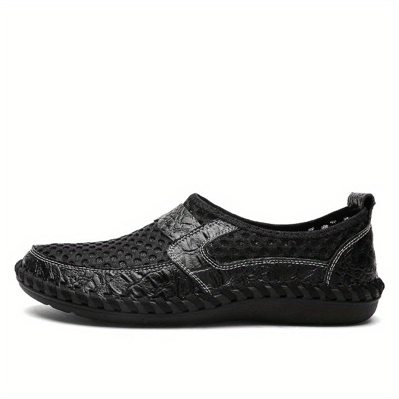 Men's Mesh Slip On Loafers - Outdoor Hiking Shoes