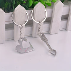Heart Arrow Key Rings Bag Purse Wallet Pendant Couples Keychains