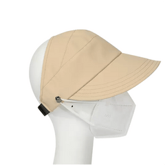 Women's Ponytail Visor Hat Quick Drying Wide Brim Sun Hat