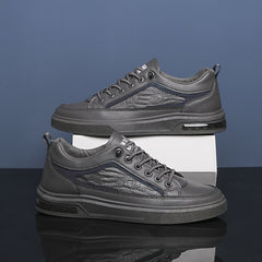Men's Crocodile Print Lace Up Skate Shoes
