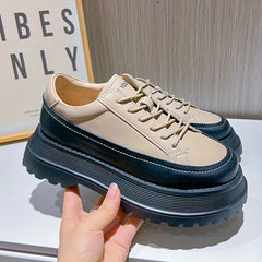 Women's Thick Bottom Faux Leather Outdoor Shoes