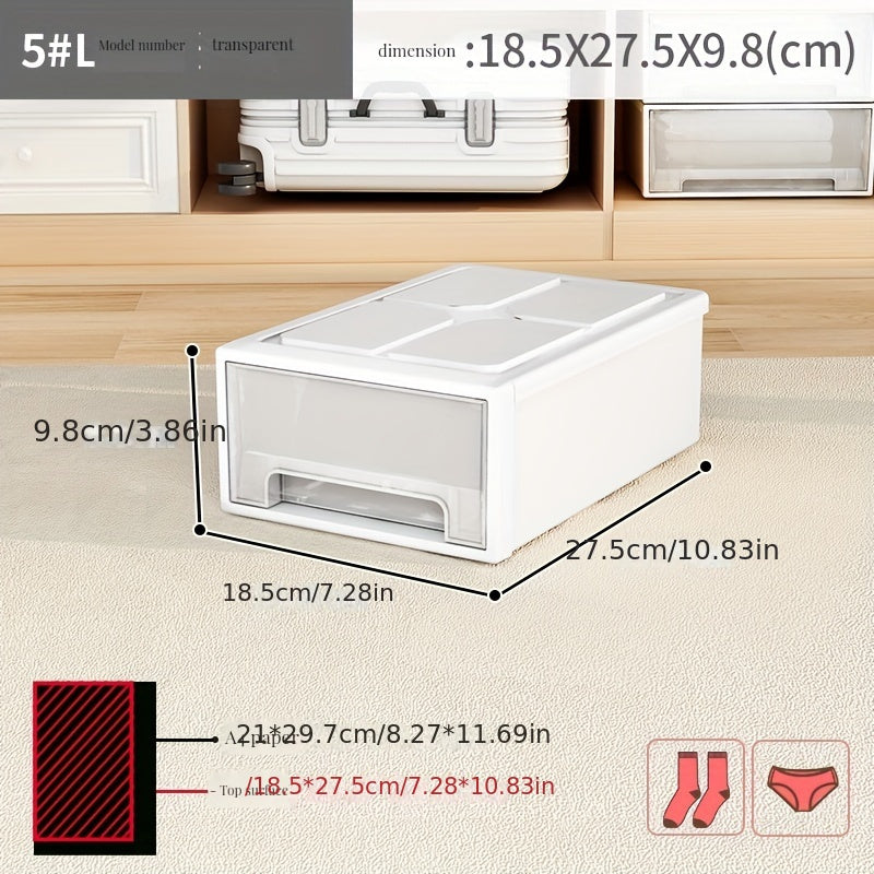 Drawer Type Storage Box for Underwear and Clothes