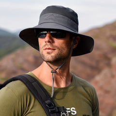 Men's Fisherman Sun Hat Wide Brim Bucket Hat