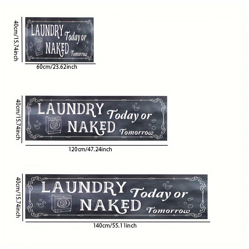 Farmhouse Laundry Room Runner Rug Non Slip Mat