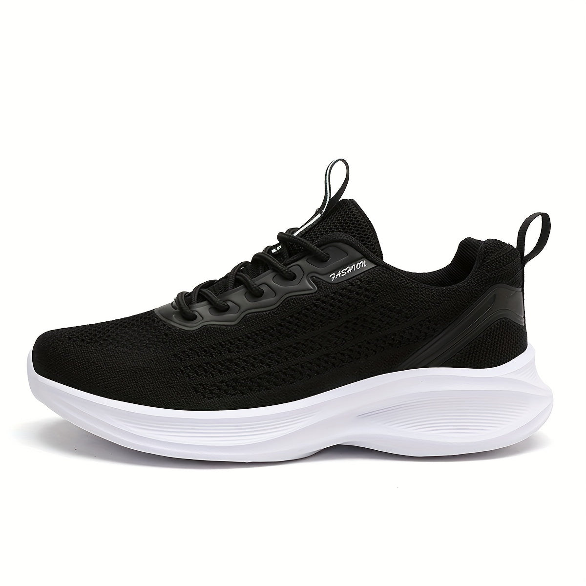 Women's Breathable Knit Sneakers Low Top Lace Up Shoes