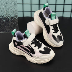 Girl's Chunky Shoes Soft Sole Sneakers For Kids