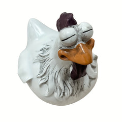 Funny Chicken Fence Decoration Resin Crafts Gift