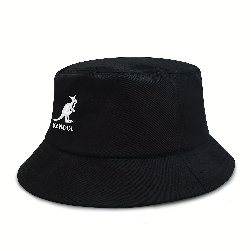Animal Embroidery Couple Bucket Hat Lightweight Fisherman Cap