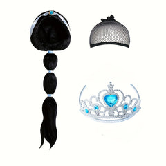 Girl's Long Princess Wig Halloween Dress Up
