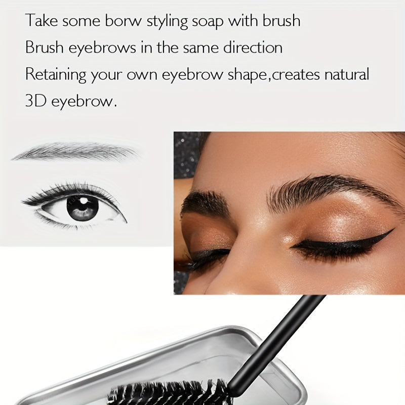 Waterproof Eyebrow Styling Soap Long Lasting Shaping Eyebrow Wax Gel