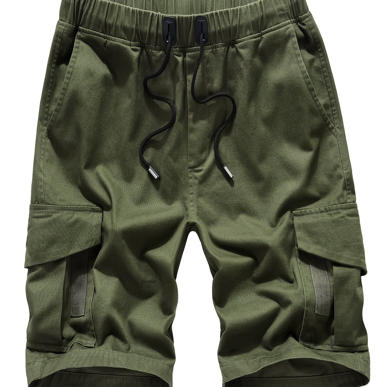 Men's Drawstring Cargo Shorts for Summer and Beach