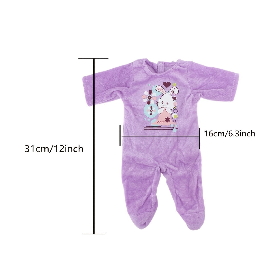 17" Reborn Doll Clothes Set for Girls