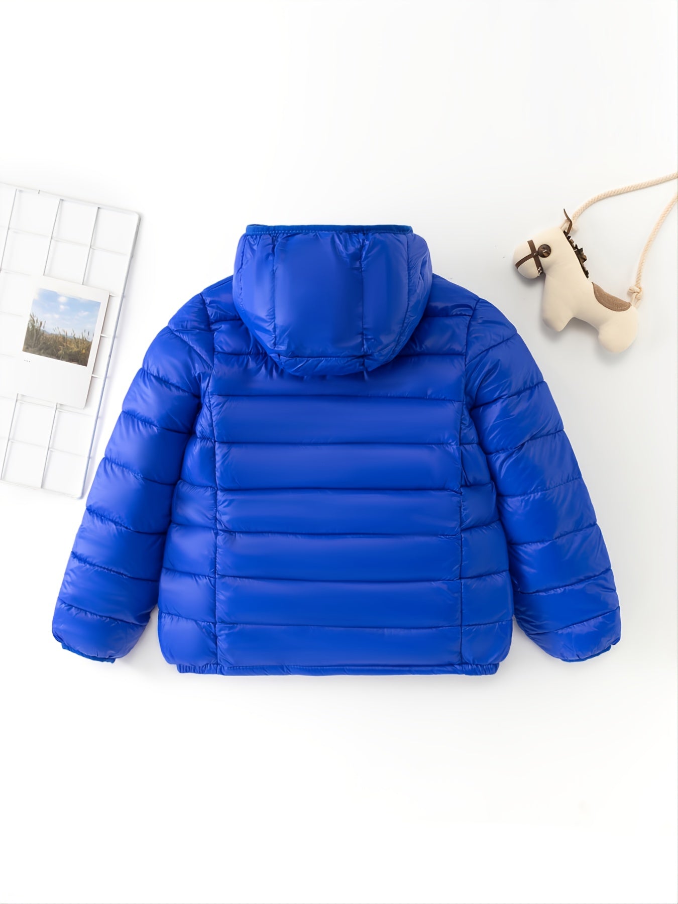 Kids Down Jacket Hooded Warm Padded Coat
