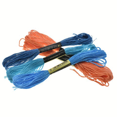50pcs Rainbow Embroidery Cross Stitch Threads Bracelets Crafts Floss