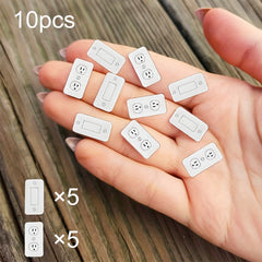 10pcs Dollhouse Power Outlets & Light Switches DIY Home Decor Accessories