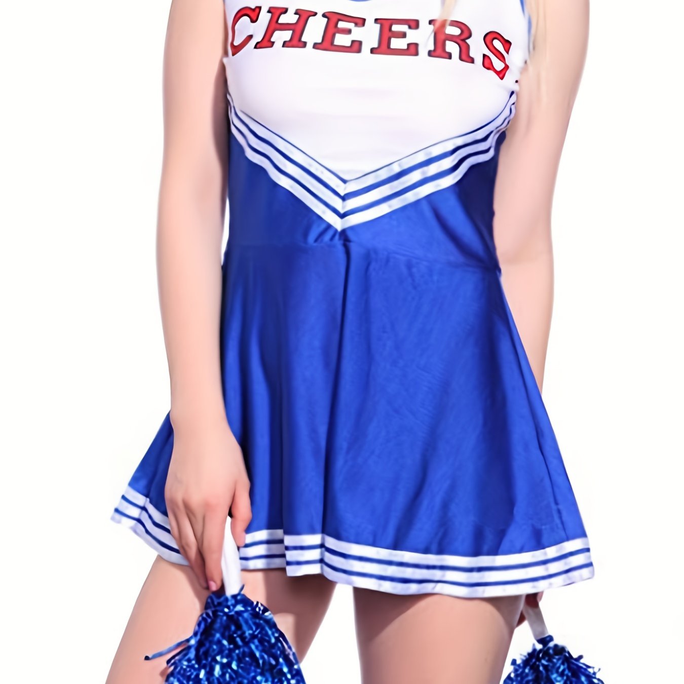 Classic Cheerleader Dress Cheer Uniform For Cheerleading Dancing Performance