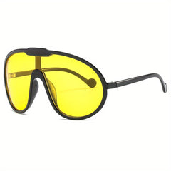Oversized Shield Sunglasses Y2K Windproof UV400