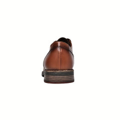 Men's Cap Toe Derby Shoes Lace up Front Dress Shoes For Men Office Business