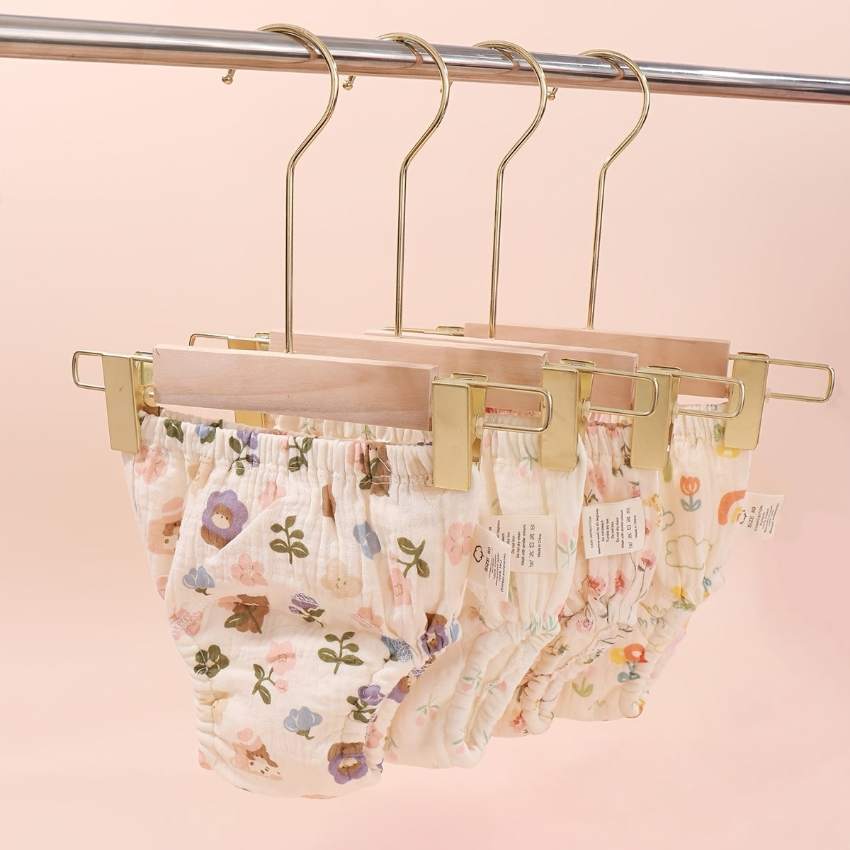 Waterproof Fabric Floral Diaper Pockets Training Pants