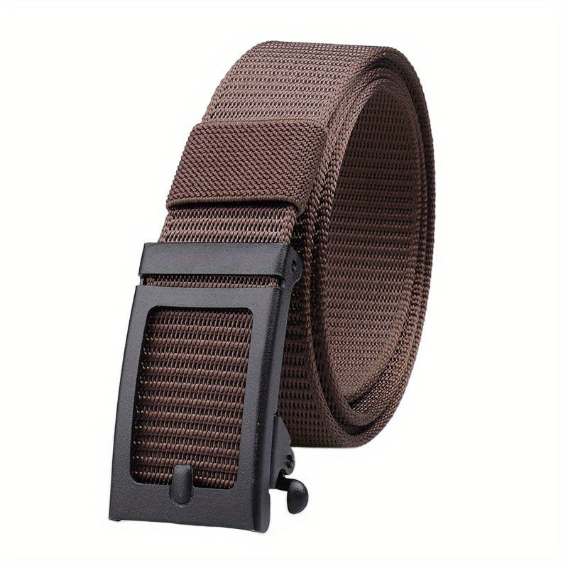 Iron Pin Buckle Canvas Belt Nylon Tactical Belt Men's Casual Pants Belt