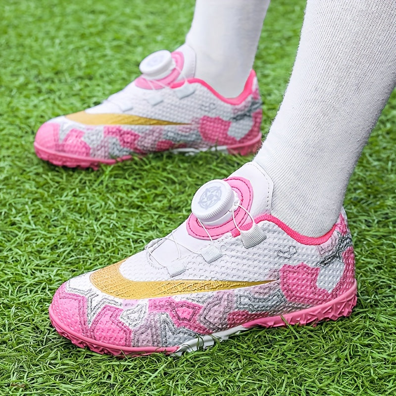 Girl's Rotating Buckle TF Soccer Cleats
