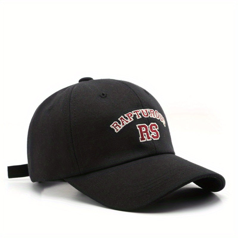 Men's Retro Letter Embroidery Peaked Cap Outdoor Sports Baseball Cap