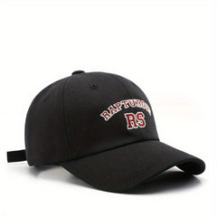 Men's Retro Letter Embroidery Peaked Cap Outdoor Sports Baseball Cap
