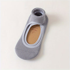 Non Slip Yoga Socks Shock Absorption Low Cut Grippers
