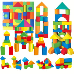 Foam Building Blocks Puzzle Stacking Toy - Ideal Gift for Kids